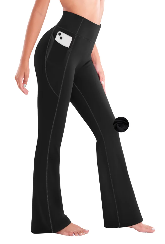Ewedoos Fleece Lined Flare Pants