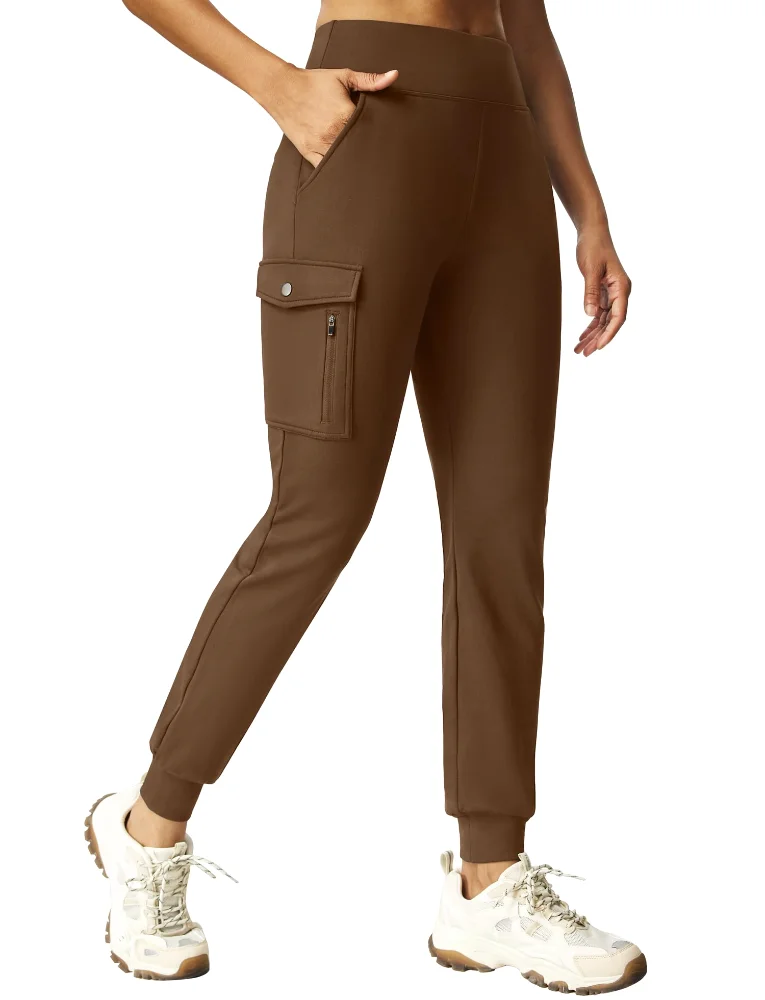 Ewedoos Fleece Lined Cargo Joggers, Water-Resistant