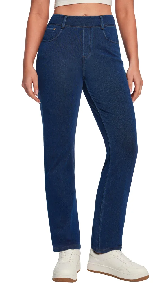 Ewedoos Straight Leg Pull-On Jeans